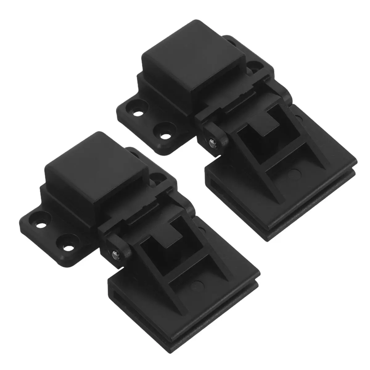 A99X 1Pair Turntable Lid Hinges Black High Quality Dust Cover Hinge for Home Audio Hinges Smooth Lid Movement