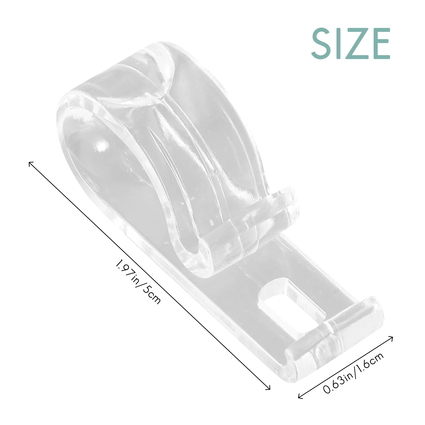 RANA 8 Uds cortina transparente P Clips gancho, Clips para persianas enrollables cordón de cadena de seguridad para niños ganchos de Clip P para persianas enrollables romanas verticales