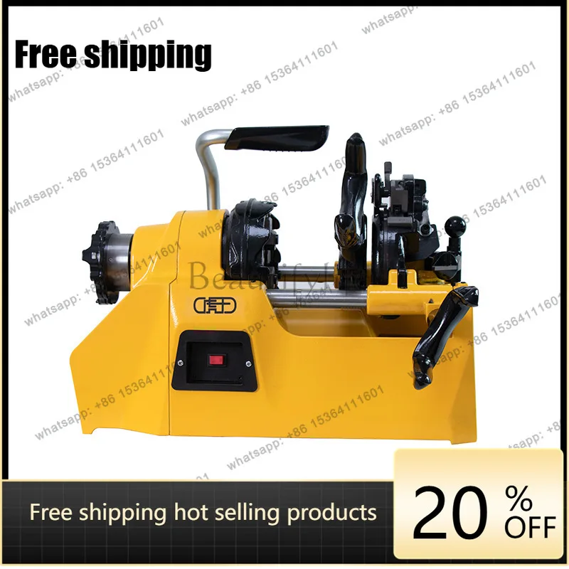 Factory Direct Electric Threading Machine 220V Multifunctional Semi-automatic Small Threading Machine ZK25R