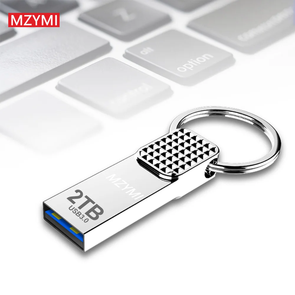 MZYMI Pen Drive 1TB USB3.0 Flash Drive 2TB Mental HighSpeed 512GB U Disk Type-C PenDrive per PC/telefono Memory Stick di archiviazione dati