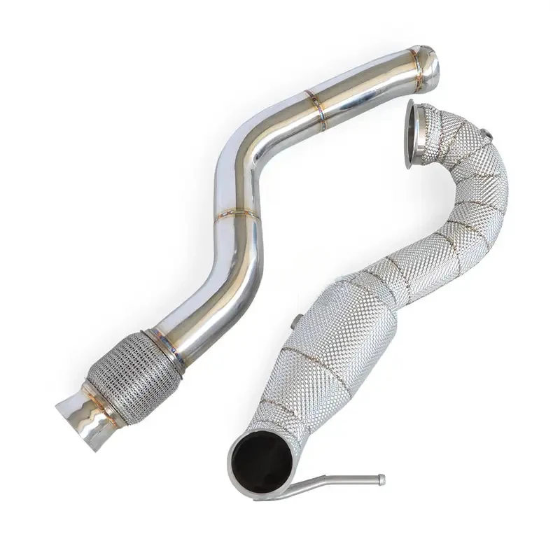 

Stainless Steel Insulated Downpipe GLA45 2.0T X156 2014-2018 Flow Exhaust Pipe