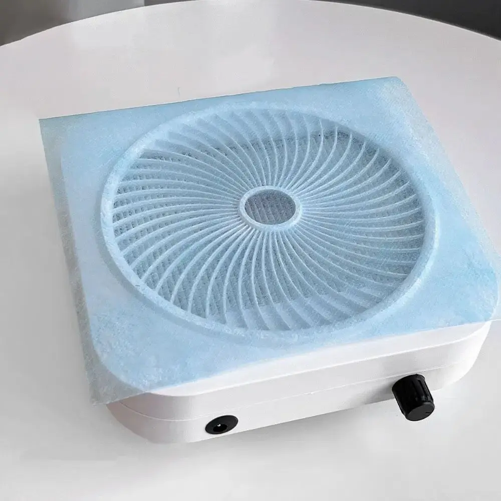 200Pcs Replace Nail Dust Collector Filter Paper Disposable Free Cutting Manicure Machine Dust Filter Cloth USB Pink/White/Blue