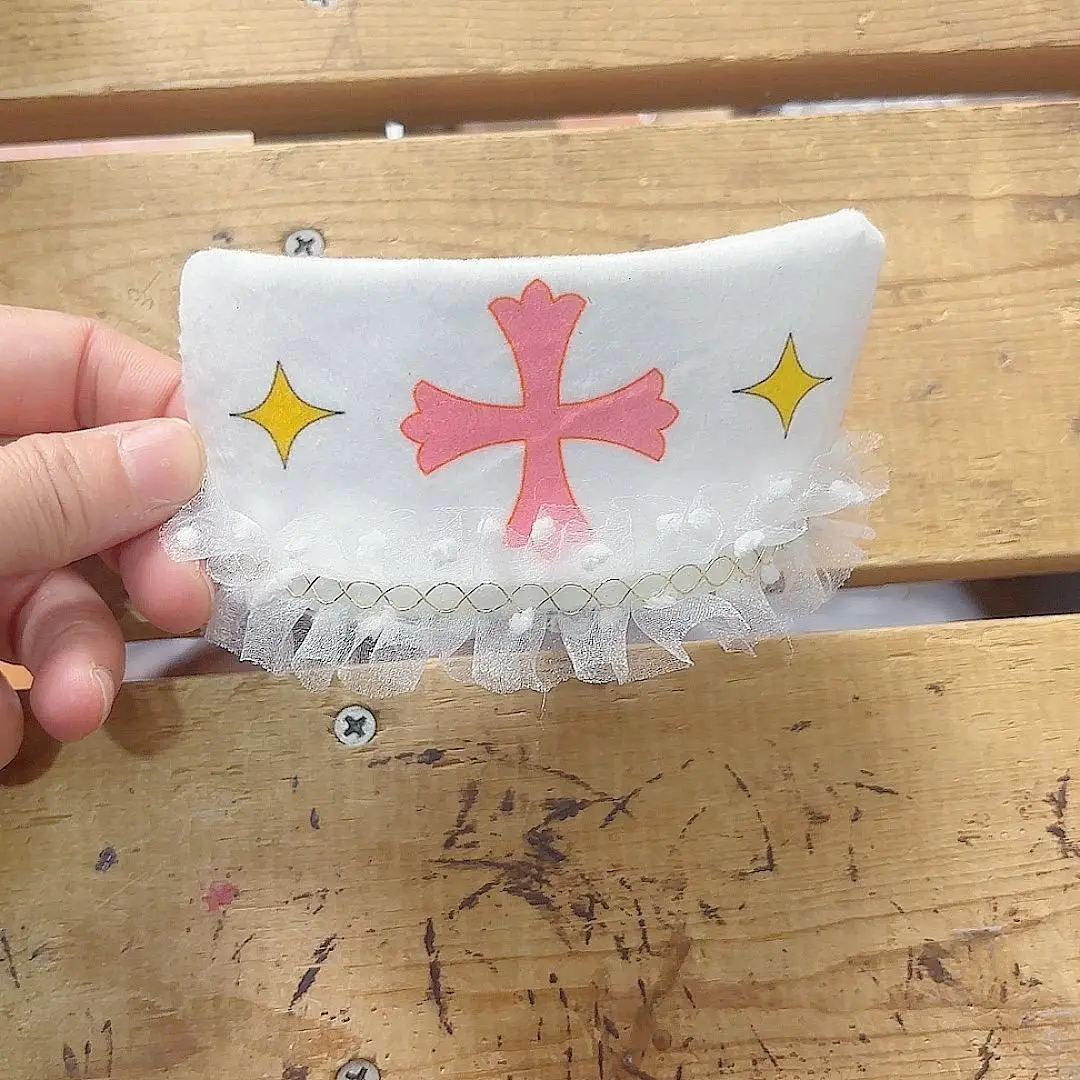 Serina Washimi Nurse Cosplay Set - Flower Crown Headpiece Armband Anime Cosplay Props Lolita