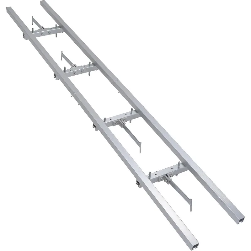 36-inch Chainsaw Mill and 9-FT Rail Mill Guide System,with Acrylic Board and 4 Tree Felling Wedges