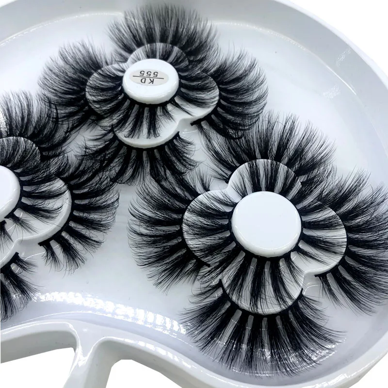 HBZGTLAD 9 Paar 8-25mm 3D Nerz-Wimpern Flauschig und Geschwungen Weich und Locker Maßgefertigte Box mit Natürlich Aussehenden Nerz-Wimpern – Detail 31