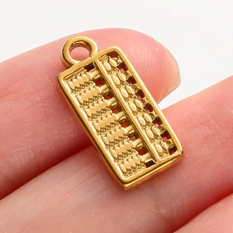 5 Stück verschiedene Werkzeuganhänger, Schwert, Schraubenschlüssel, Schere, goldfarben, Edelstahl-Anhänger für Schmuckherstellung, DIY-Taschen-Schlüsselanhänger – Detail 6