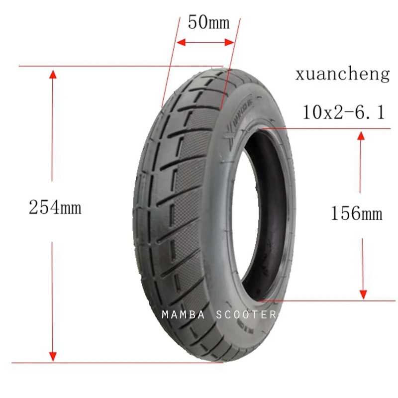 Xuancheng 10 Inches Modified Tire Tyre for Xiaomi M365 Scooter Reinforced Stable-proof Outer tyre M365 PRO 10*2 Xuan Cheng Tire