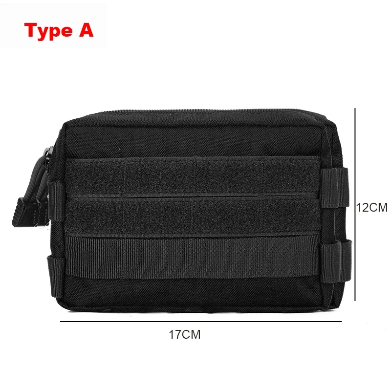 Tactical EDC Molle Waist Bag Hunting Shooting Pocket Accessories Bag Medical First Aid Running Bag Travel Camping tourism