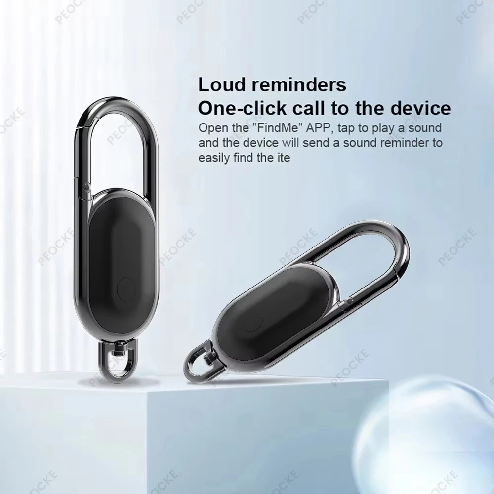 Smart Location Tag Keychain Compatible With iOS Find My App Anti-Lost GPS Tracker Locator For Pet Dog Cat Kids Car Key Wallet
