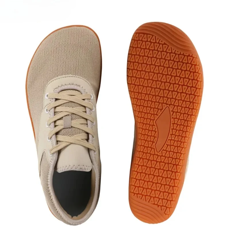 

Минималистичные мужские кроссовки для бега и повседневной ходьбы: легкие, дышащие, с широким носком, без подошвы, для активного отдыха