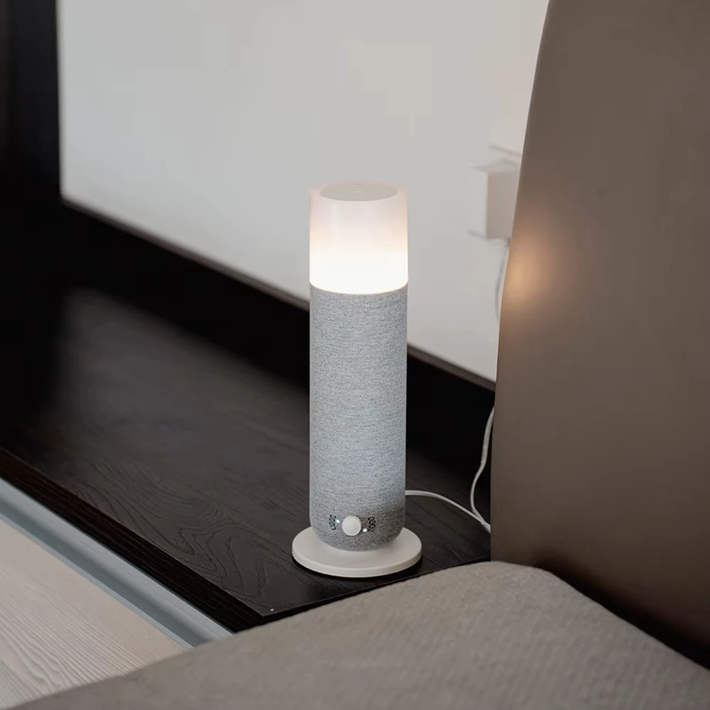 Linen Material  Luxury Essential Oil Scent Diffuser Machine with Led Light Electronic Waterless Mist Spray Auto Aroma Diffuser