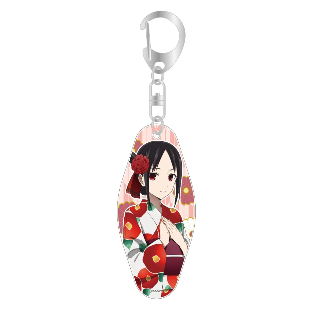 6CM Charm Anime Kaguya-sama: Love Is War Acrylic Keychain Model Cosplay Characters Ornament Accessories Goods Collection Gifts