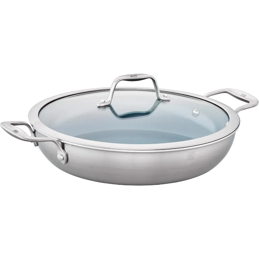 

Spirit 3-ply 4-qt Stainless Steel Ceramic Nonstick Braiser