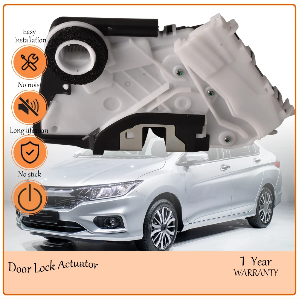 Front Left 8 Pin Door Lock Actuator OEM 72150-T7W-A11 DLA741 Compatible with 2017 Honda City Front Driver Side Latch Assembly