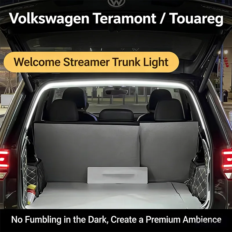 

LED Rear Trunk Light Bar For Volkswagen Teramont Touareg White & Warm Interior Atmosphere Lamp