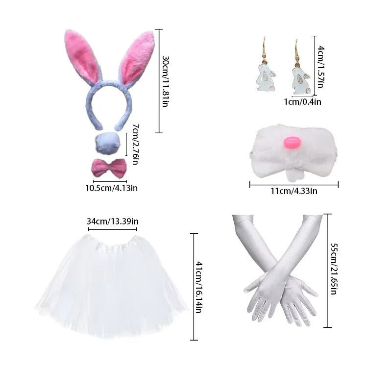 PESENAR Bunny Girl Costumes Are Suitable for Bunny Girl Cosplay, Easter or Bunny Girl Themed Parties, Carnivals, Halloween, Etc