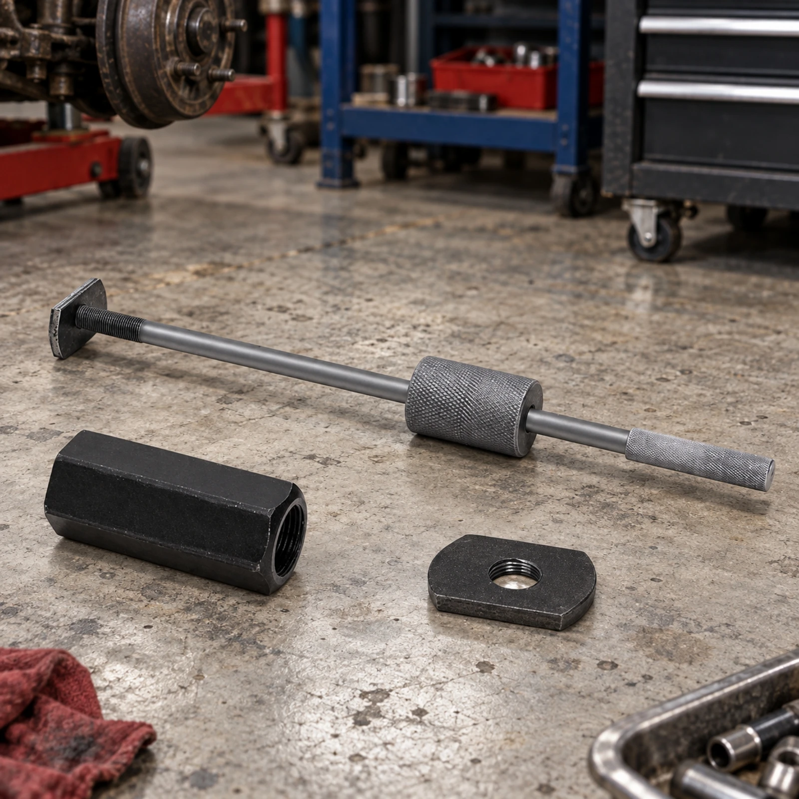Extractor de ejes metálico con - Hydraulic Bearing Puller Set reseña y precio
