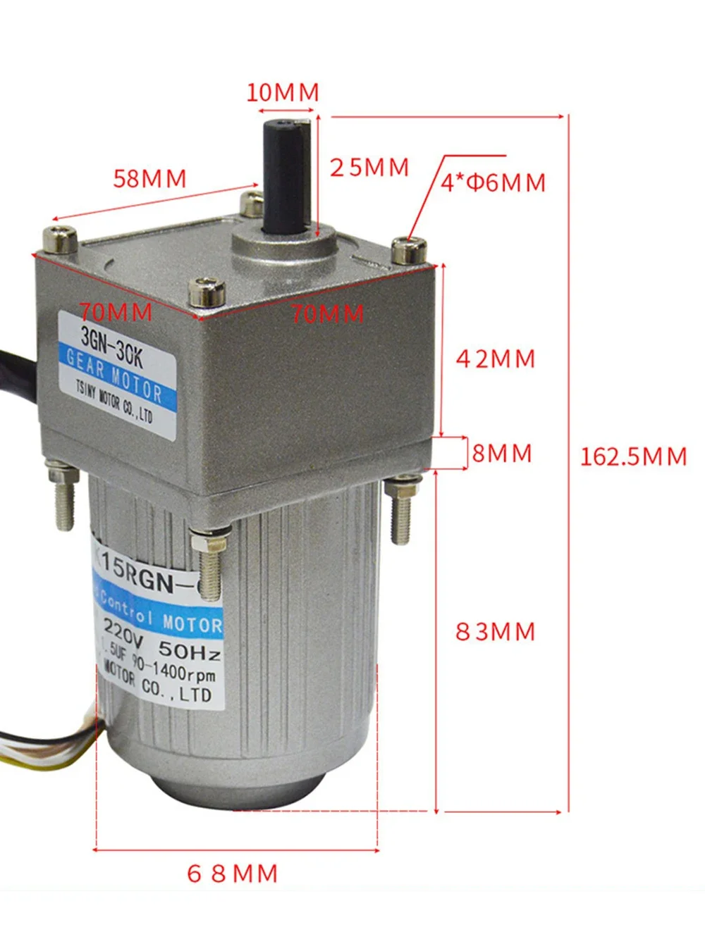 

Best-sellingAC 220V Linear Actuator Reciprocating Electric Motor With Speed Controller Stroke 30-100MM Adjustable 7.5-450RPM 15W