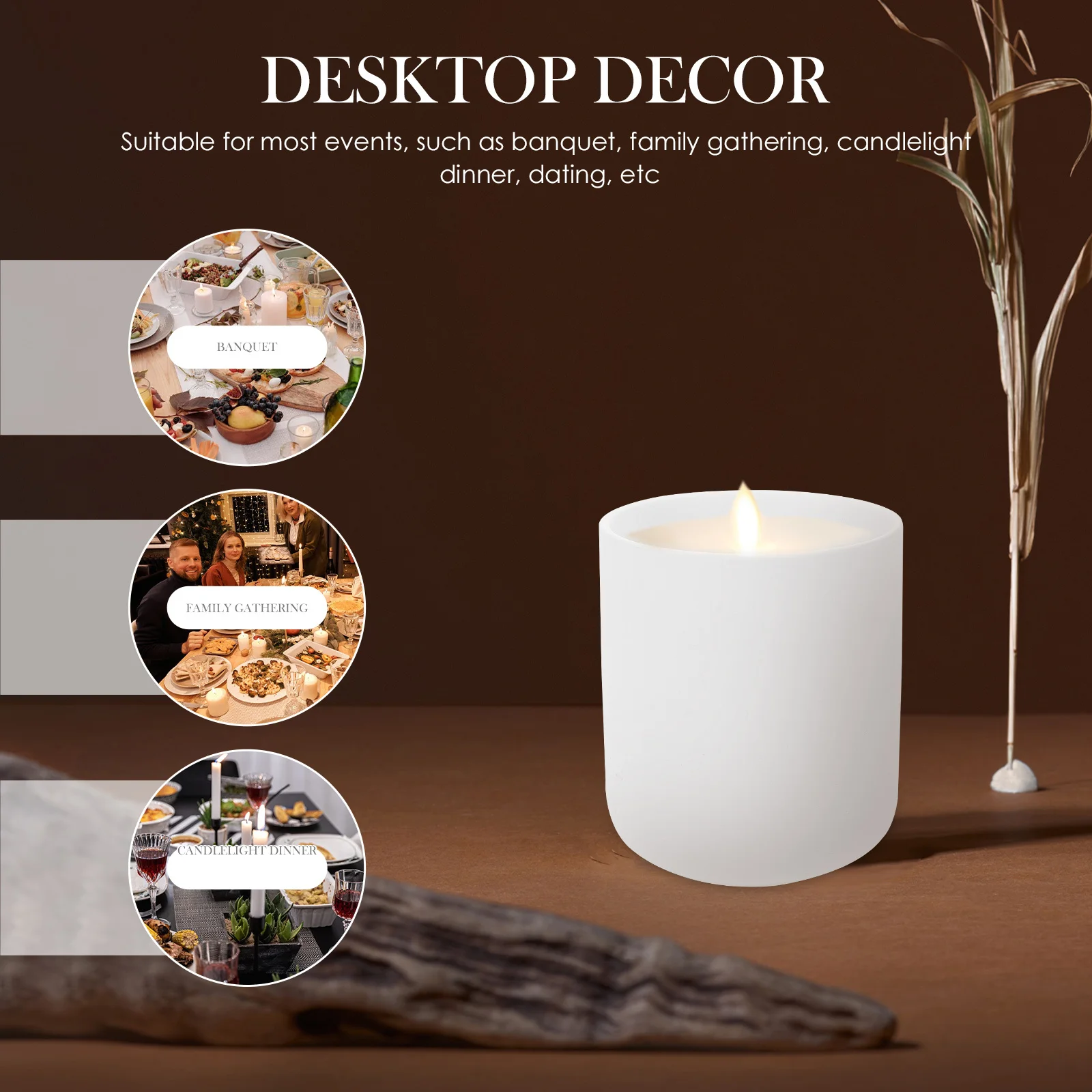 Керамический подсвечник, простой дизайн, настольный контейнер для журнального столика, украшение дома, практичное использование, длительный срок службы