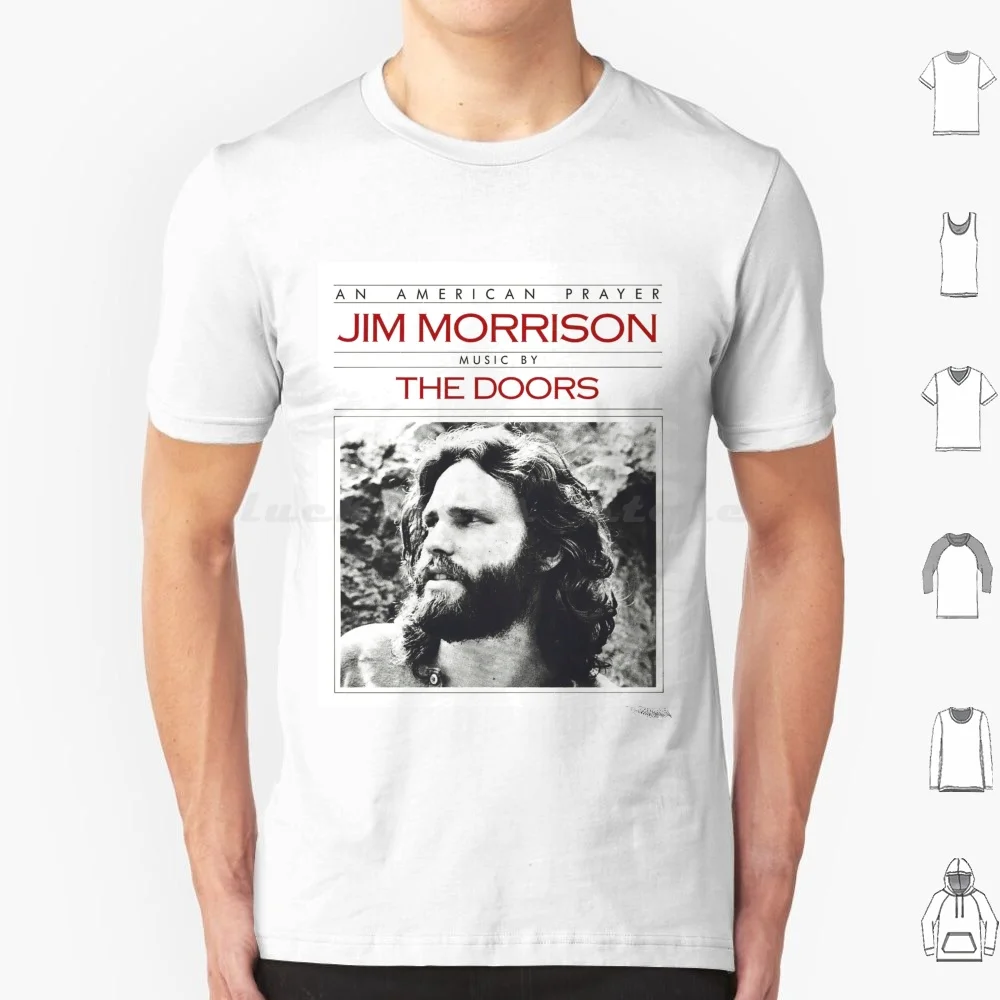 An American Prayer ( Album ) Portrait T Shirt 6xl Cotton Cool Tee Blues Music Band Musician Sixties 60s Seventies 70s Morrison