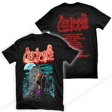 Blue Heavy Metal Rock Death Band Tour 3D Print T-shirt Men Women Fashion Hip Hop Short Sleeve Tops Tees Men Clothing tee shirt view 6