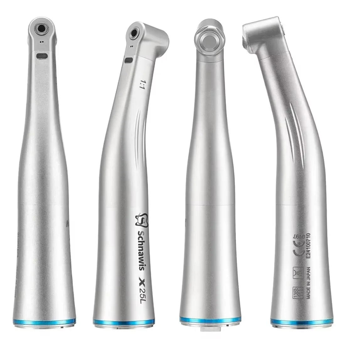 Dental 1:1 velocidade de acionamento direto fibra óptica spray ar ligar/desligar interruptor handpiece baixa velocidade caber nsk precisão