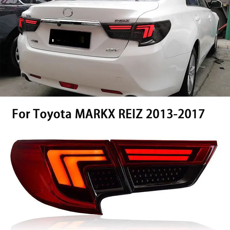 Taillights For Toyota Mark X 2013-2017 Reiz Tail Light LED DRL Style Running Signal Brake Reversing Parking