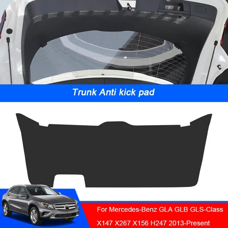 

Car PU Leather Anti-kick Mat Trunk Weather Dustproof Sticker For Mercedes-Benz GLA GLB GLS-Class X167 X247 X156 H247 2013-2025