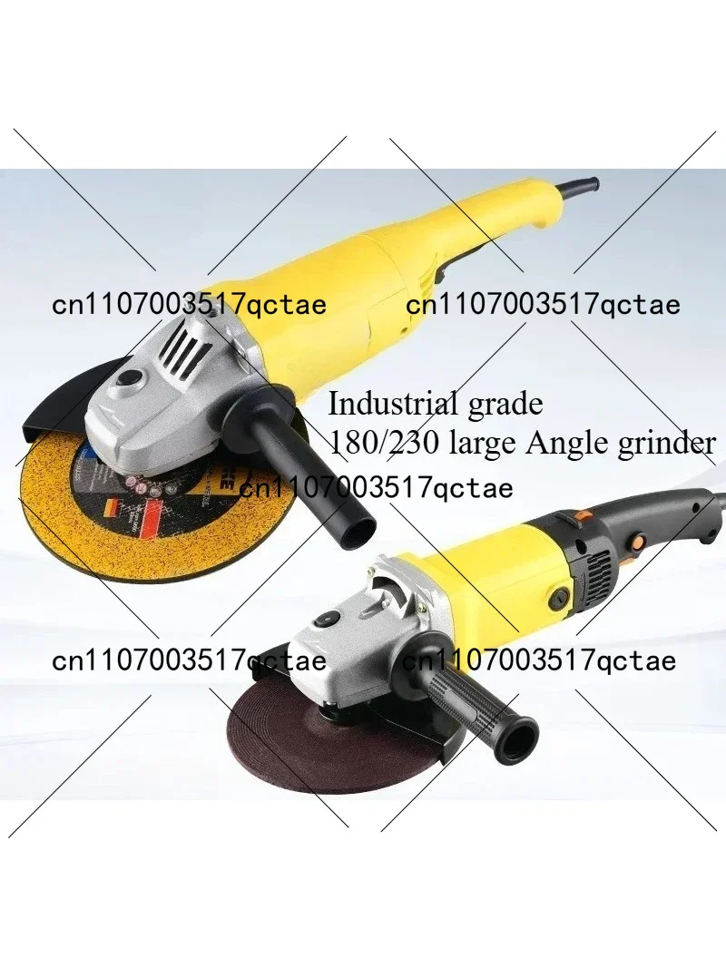

230 Power Tools Angle Grinder AC High Power Portable Cutting Grinding Multifunctional 180