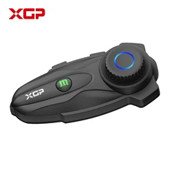 オートバイ用インターホンヘルメット,Bluetoothヘッドセット,ハンズフリーコミュニケーター,XGP-X10オーディオメッシュ,最大10人のライダー,新しい3.0