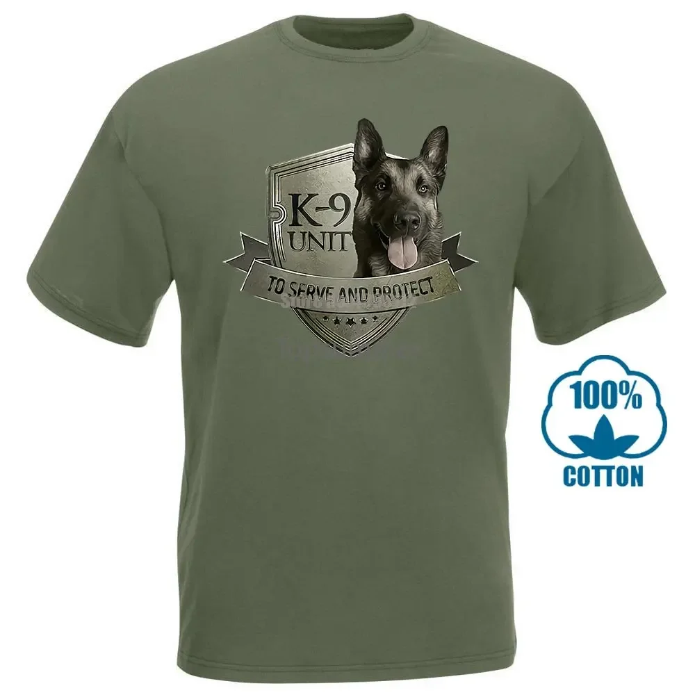 

K9 Unit Malinois Belgian Shepherd T Shirt S-3Xl Fit Kawaii Popular Mens Tee Shirts Branded Hip Hop Summer Style Print Funky