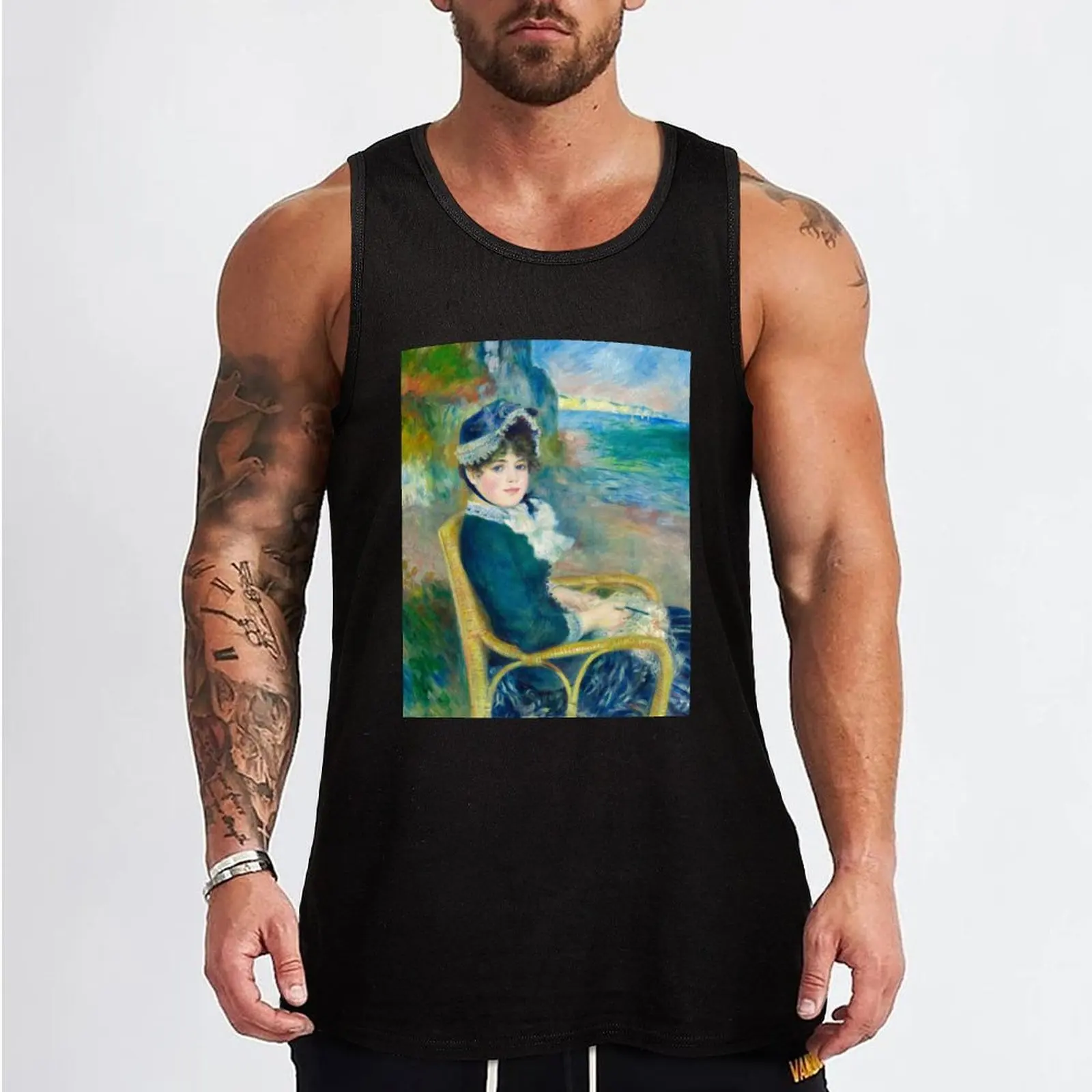 1841–1919). Oil on canvas (1883). Tank Top Men's gym articles fitness T-shirt sports