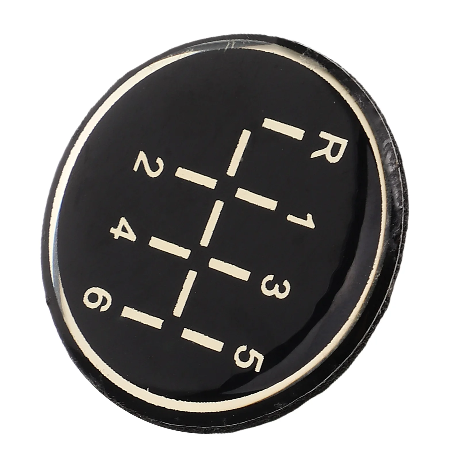

Manual Gear Shift Knob Sticker 6-Speed Universal Fit For Truck Car Interior High Definition Fade Resistant Adhesive