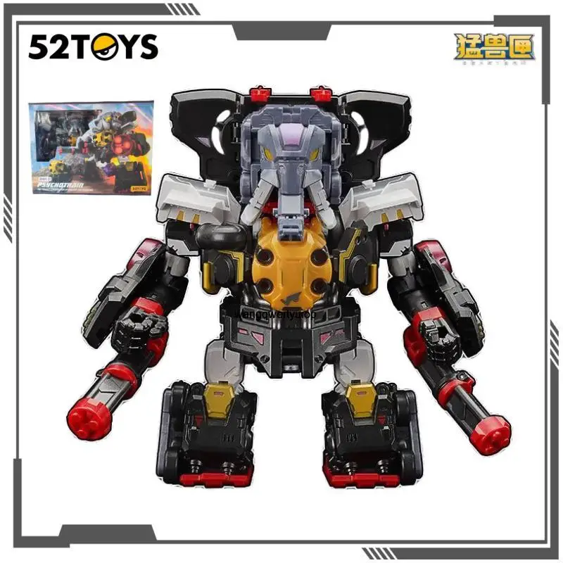 52TOYS Original INFINTYBOX Series BMM-01 Psychotrain Transforming Toy Finished Mecha Product Figurine Collectible Gifts for Boys