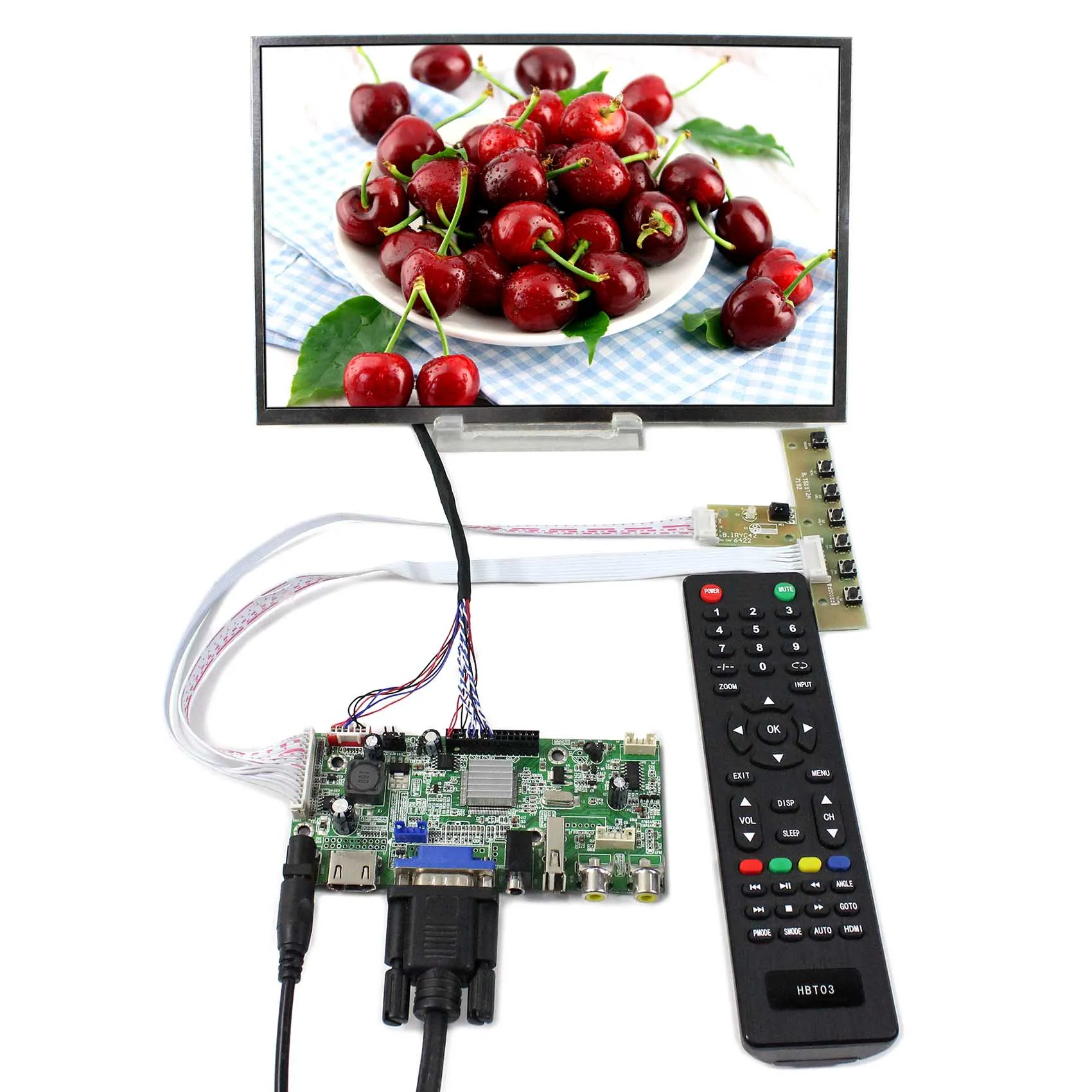 

HDM I VGA AV USB LCD Controller Board 10.1" B101EW05 1280x800 IPS LCD Display