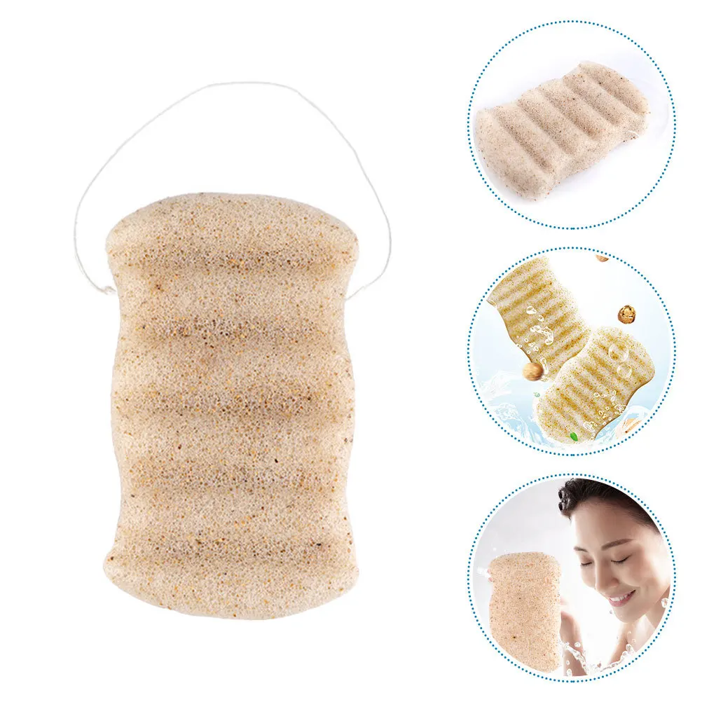 

1Pcs Wave Shape Facial Sponge Practical Soft Face Puff for Pore Cleansing Exfoliating Daily Face Wash Skin Care Sponge