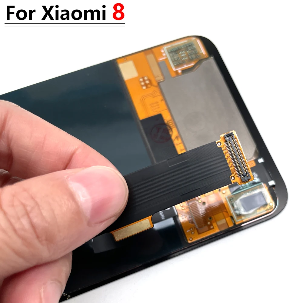 NEW Tested For Xiaomi Mi 8 Lite LCD screen Display Digitizer Mi 8 Assembly Replacement Parts OLED LCD NO Frame