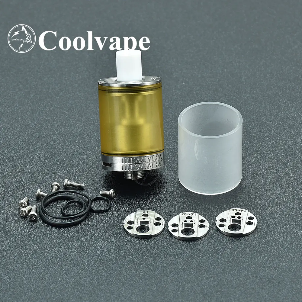WOLFCOOLVAPE Vaporizer Holy Atty Mea Culpa MTL 22mm Vape Atomizer RTA Tank Vaporizer 316ss 3.5ml rta atomizer tank - gallery image 2