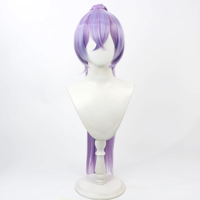 Nijisanji vtuber hoshimachi suisei peruca cosplay anime jogo roleplay festa traje prop cabelo sintético fibra resistente ao calor