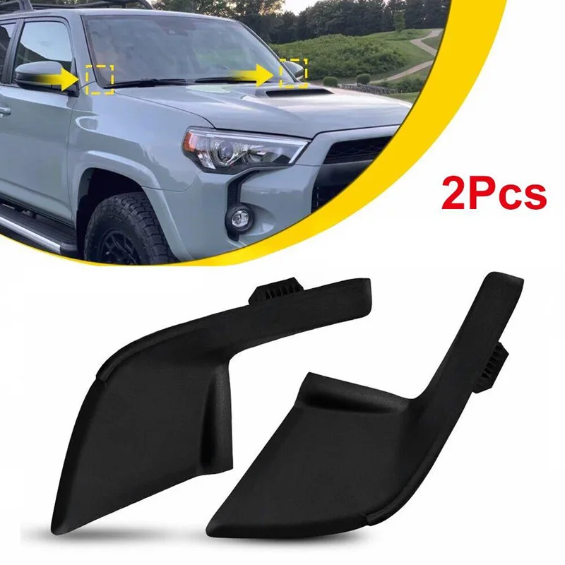 

For Toyota 4Runner 2010-2020 2021 2022 2023 Car Front Windshield Wrap Corner Wiper Side Cowl Extension Trim Cover Replace Parts