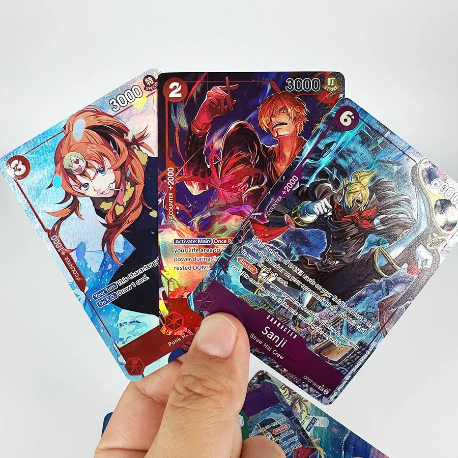 One Piece TCG Sanji Germa Raid Suit Leader & Character Proxy Cards - Alternate Art Full Set for OPCG Players