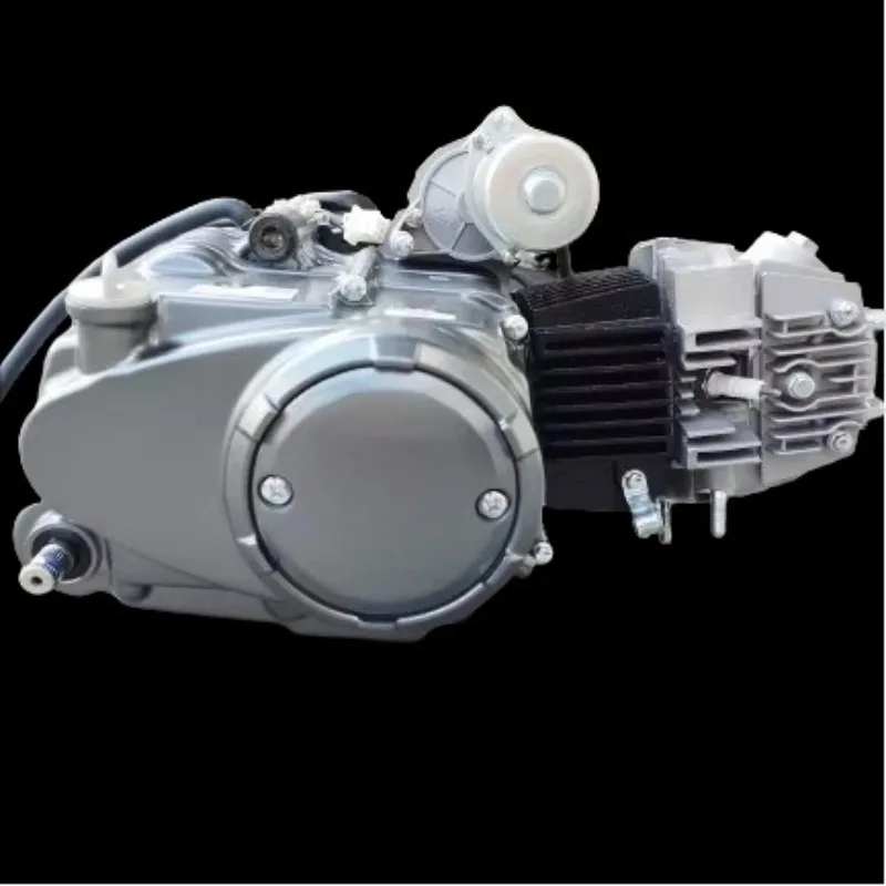 110CC Horizontal Motorcycle Engine Single Cylinder Electric Start