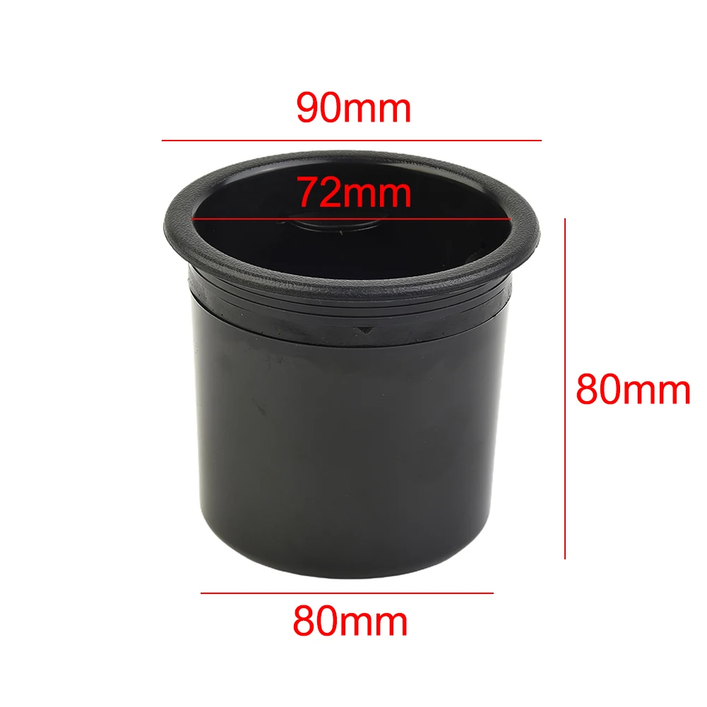 High Quality Hot Sale Cup Holder Drink Can ABS Practical Accessory Black For Boat Car Marine RV Table For Put Water Cups/drinks