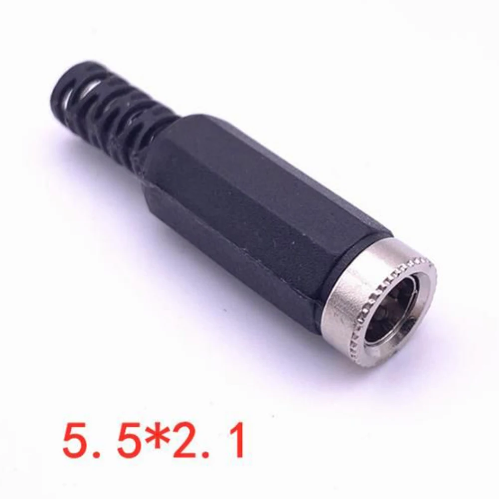 Electronic DC Power Connector Low Frequency Male + Female Power Supply Socket With Terminations Brand New Electronic