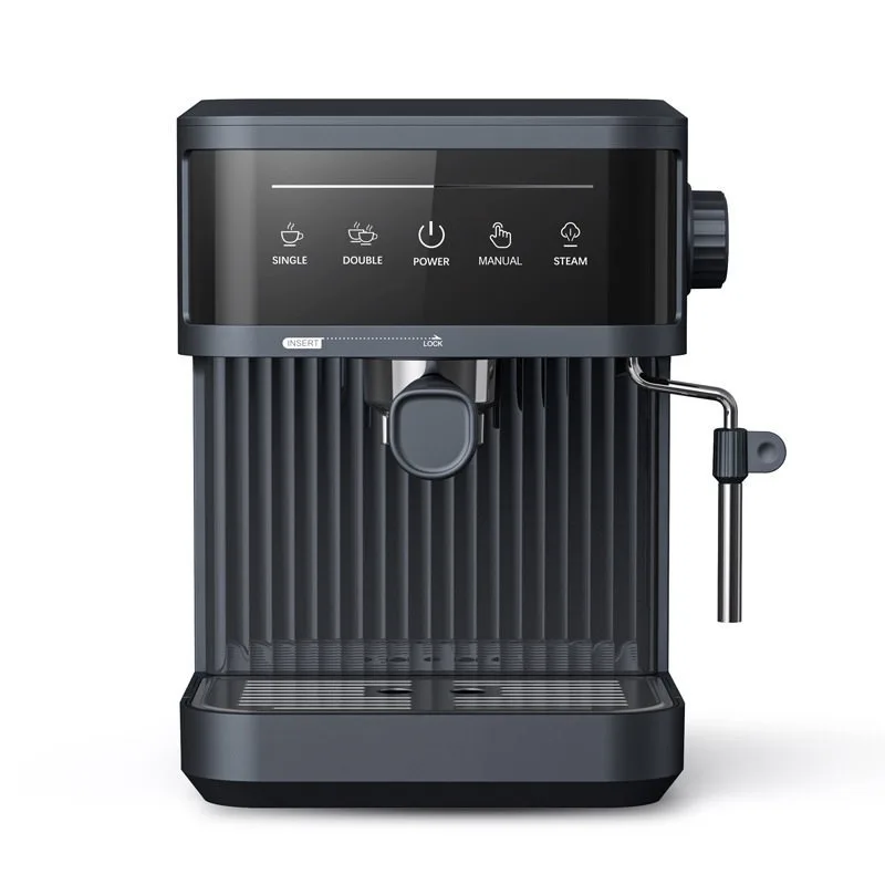 Multifunctional Home Espresso Machine – Compact Semi-Automatic with 20-Bar Pressure and Steam Wand for Milk Frothing