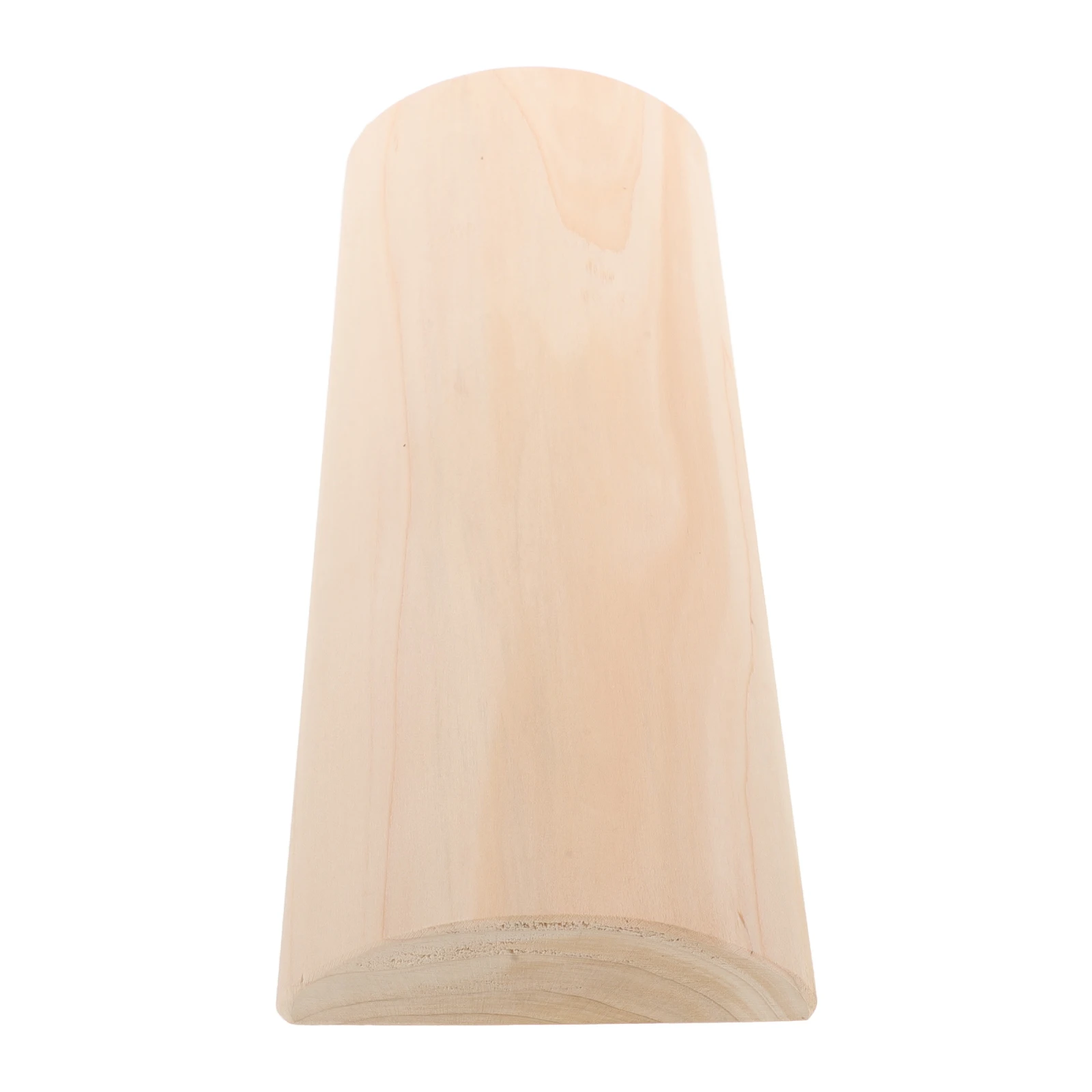 

Solid Wooden Sauna Neck Pillow Ergonomic Support Moderate Size Relieve Neck Fatigue Shoulder Pain Sauna Room Pillow