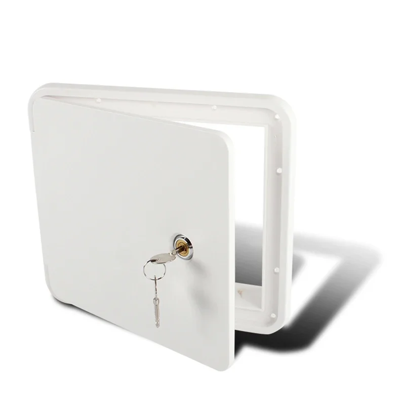 Caravan Accessories Boat Motorhome Key Lock Multi-Purpose Cable Hatch White Camper