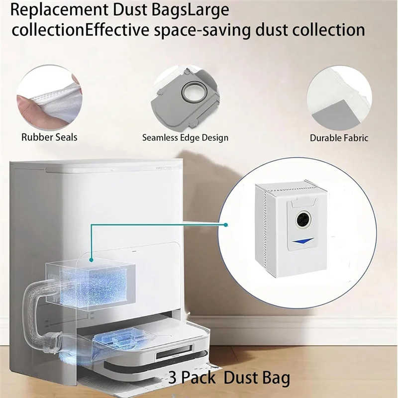 

Classy-164PCS Replacement Parts For ECOVACS DEEBOT X5 PRO / X5 Pro OMNI Vacuum Cleaner Mop Cloth Hepa Filter Main Side Brush
