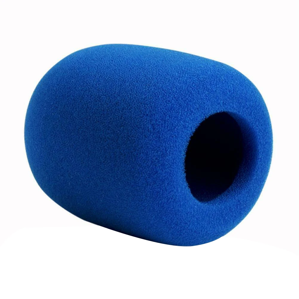 بسيطة ميكروفون رغوة هيئة التصنيع العسكري الإسفنج غطاء استوديو الزجاج الأمامي واقية شواء درع الموسيقى المتكلم غطاء ميكروفون الملحقات #5