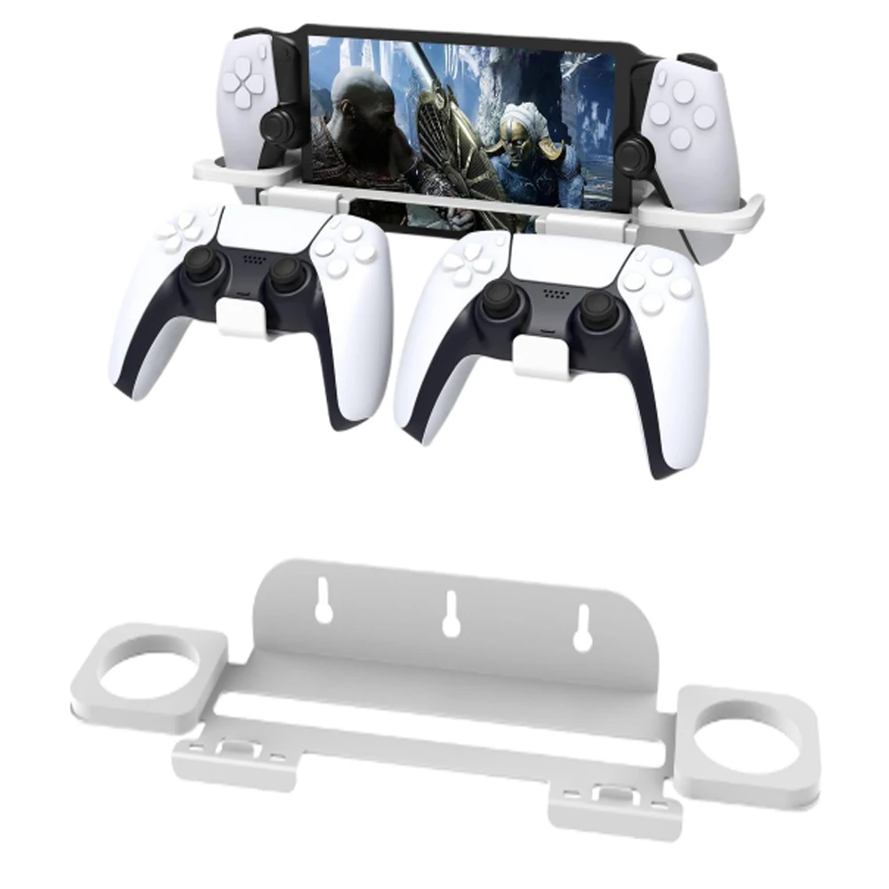 

Metal Wall Mount For PS5 Portal Hanger Wall Mount Simply Designed Stand Wall Mount Stand For PlayStation Portal Storage Bracket